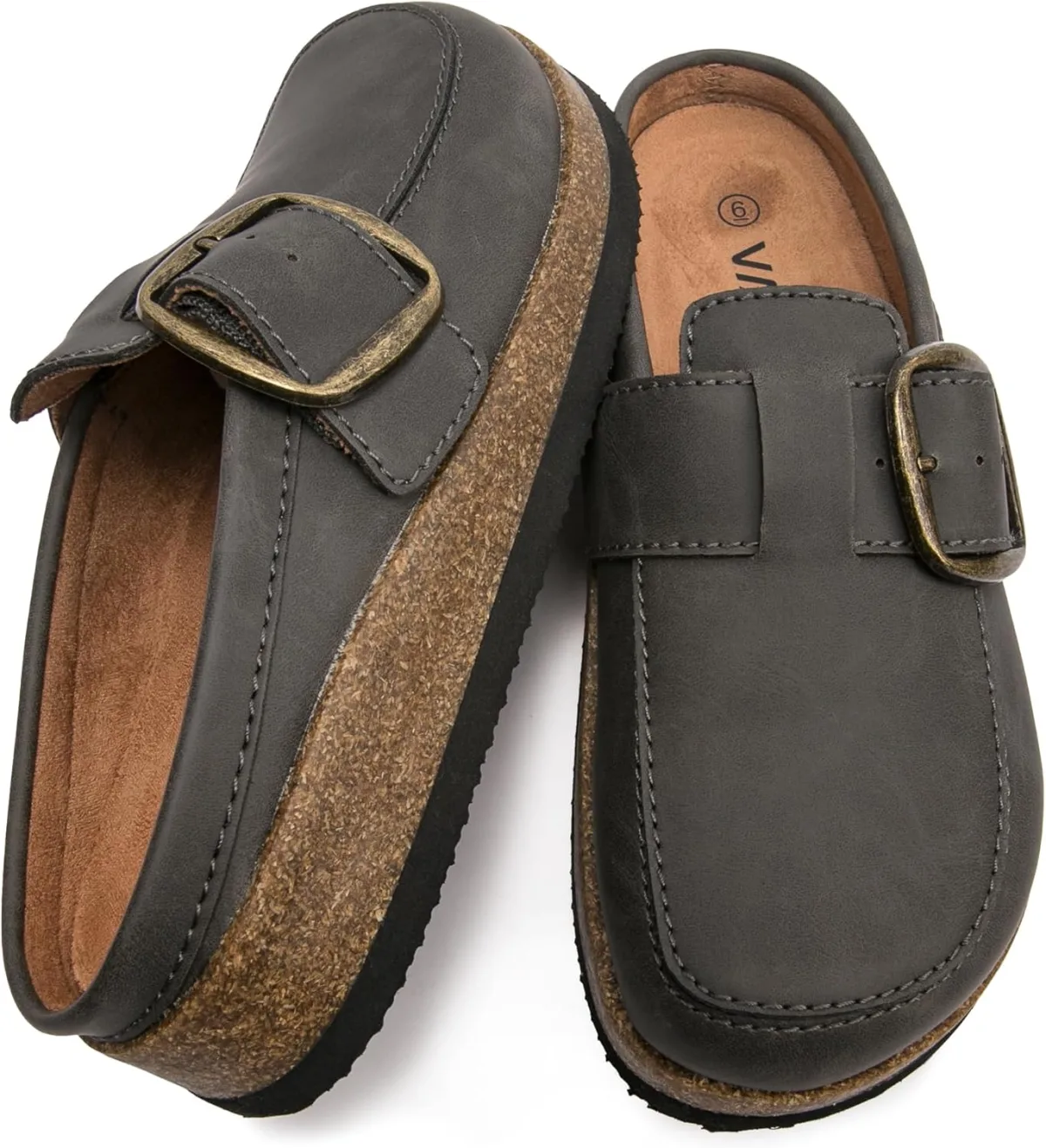 Premium Eco-Leather Women's Clogs view 6