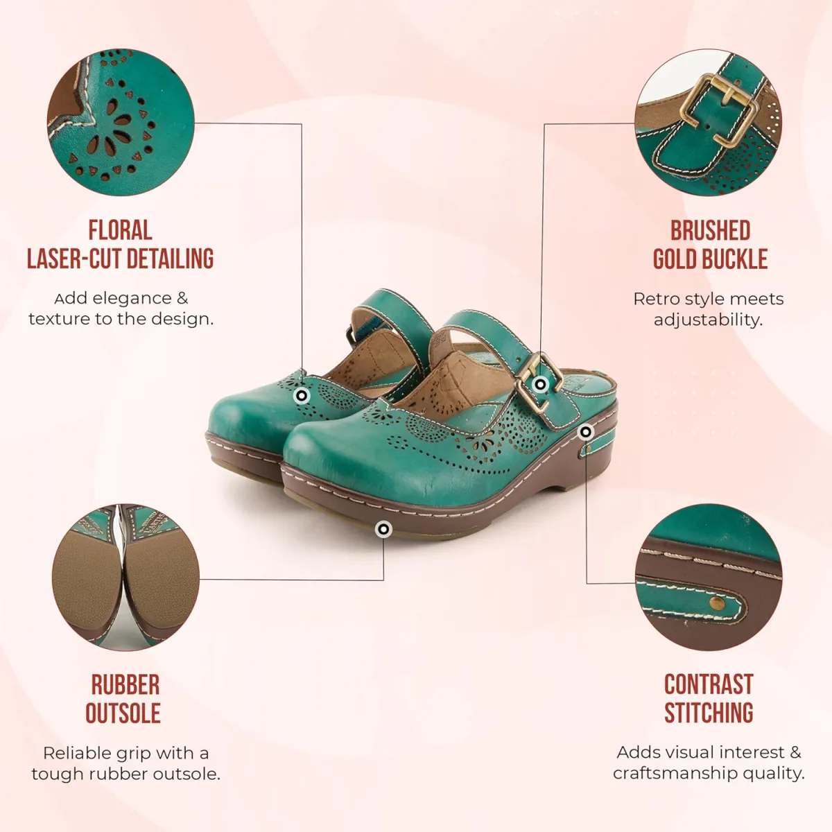 L'Artiste by Spring Step Women's Aneria Mule view 5