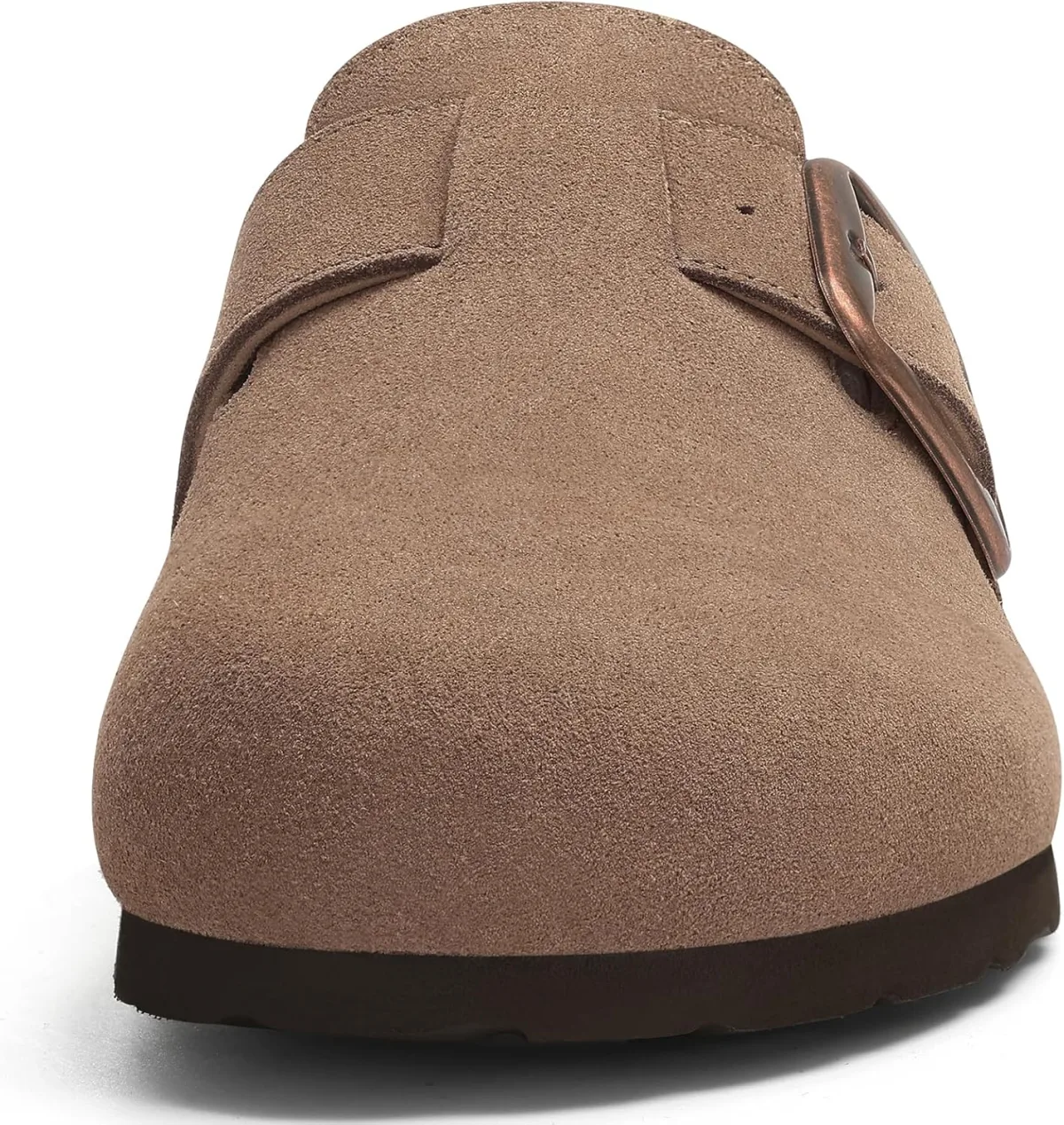 KIDMI Genuine Suede Clogs for Women Memory Foam Cork Footbed Potato Shoes Slip view 4