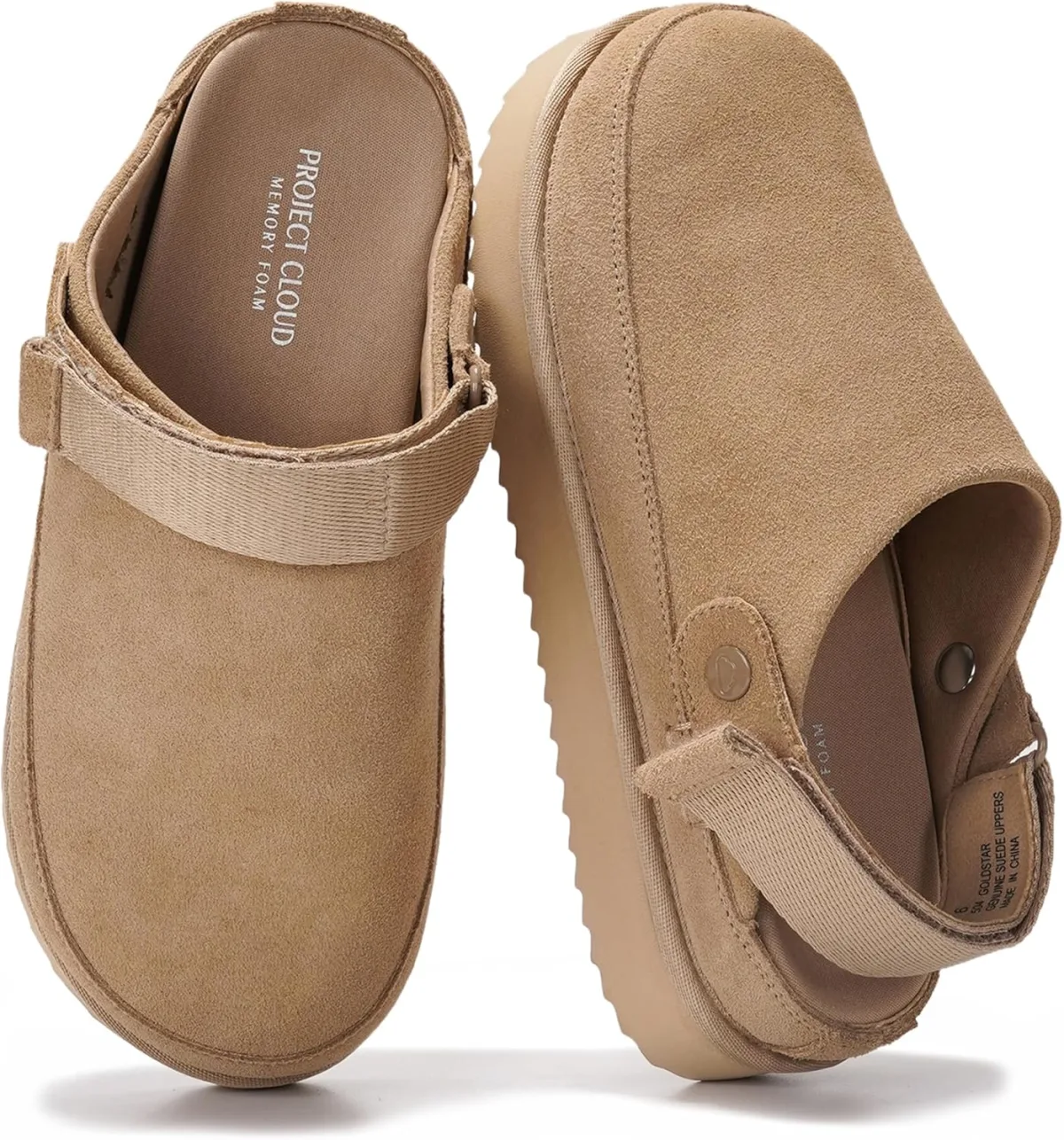Project Cloud 100% Genuine Leather Clogs for Women view 3