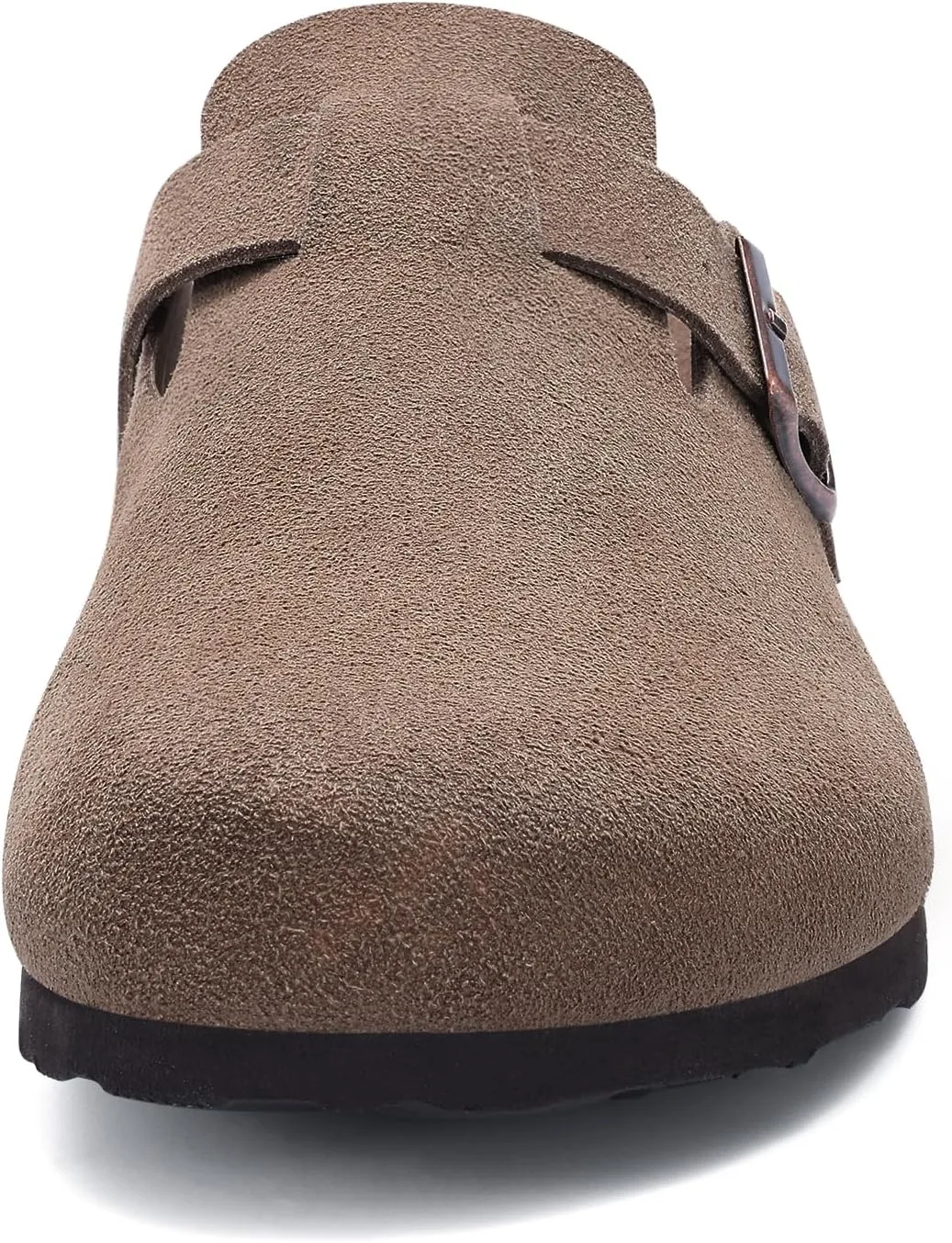 Litfun Unisex Genuine Suede Clogs Soft Footbed Leather Potato Shoes Comfort Sl view 3