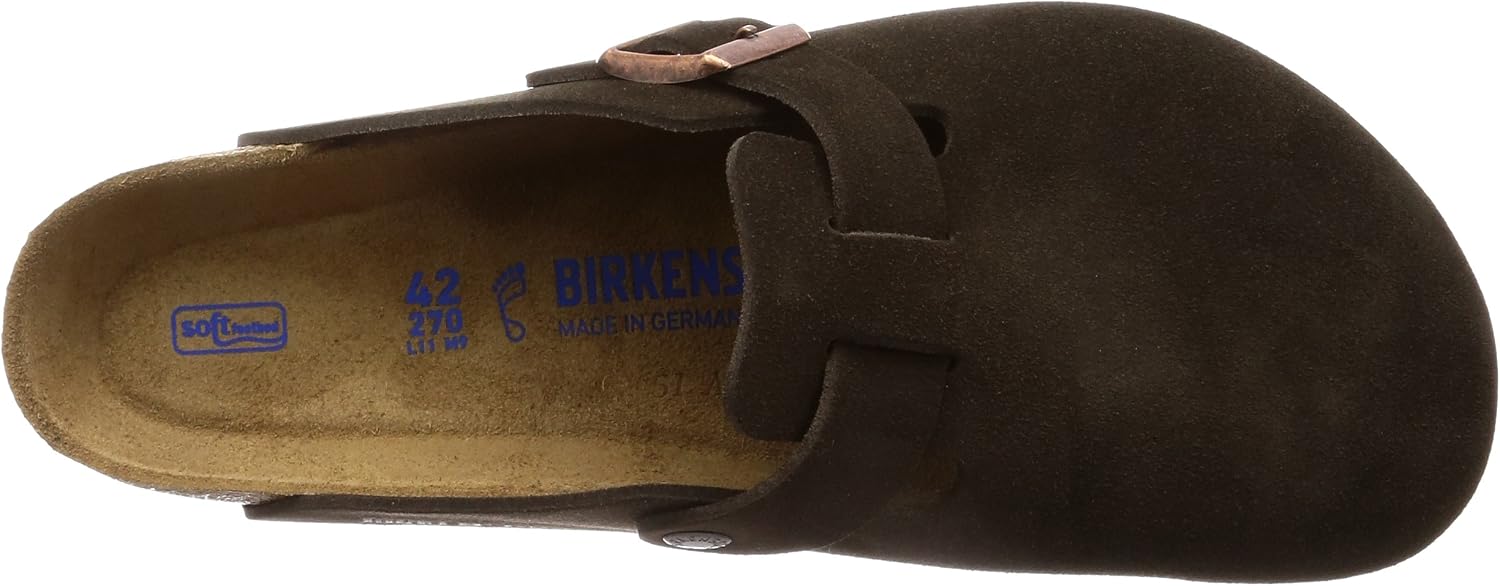 Birkenstock Unisex Adult Boston Super Grip Leather Clogs view 5