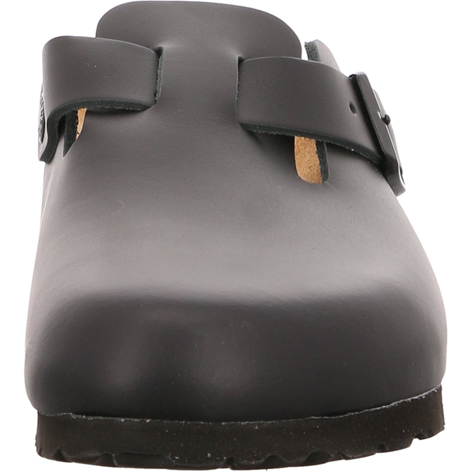 Birkenstock Unisex Boston Leather Black Sandals 10 W / 8 M US view 5