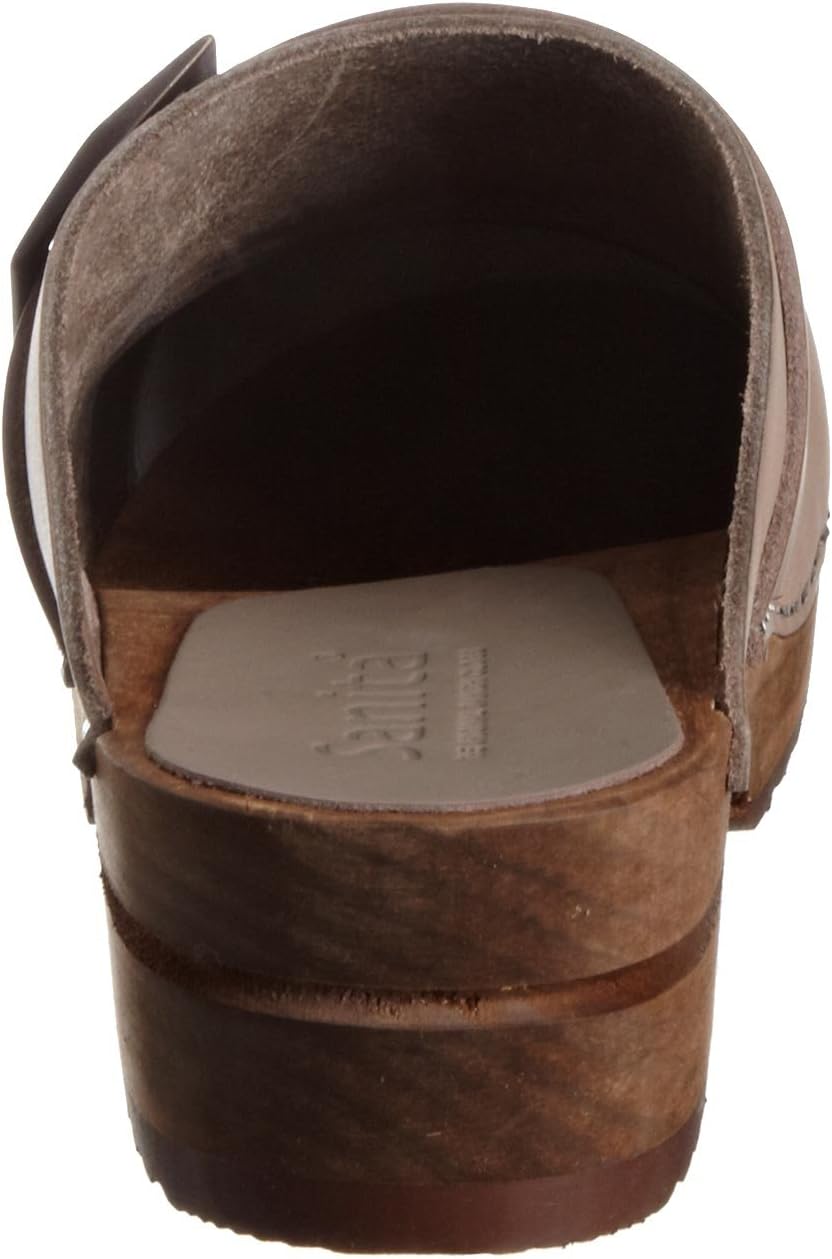 Sanita Wood Urban Open Women's Clogs, Grey (Grey 20), 7.5 UK view 3