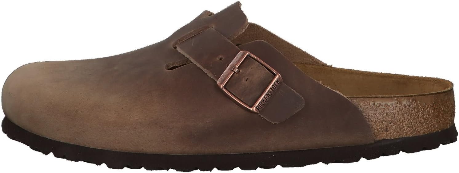 Birkenstock Classic Boston Unisex Adult Clogs, Tobacco Brown, 42 EU Schmal view 2