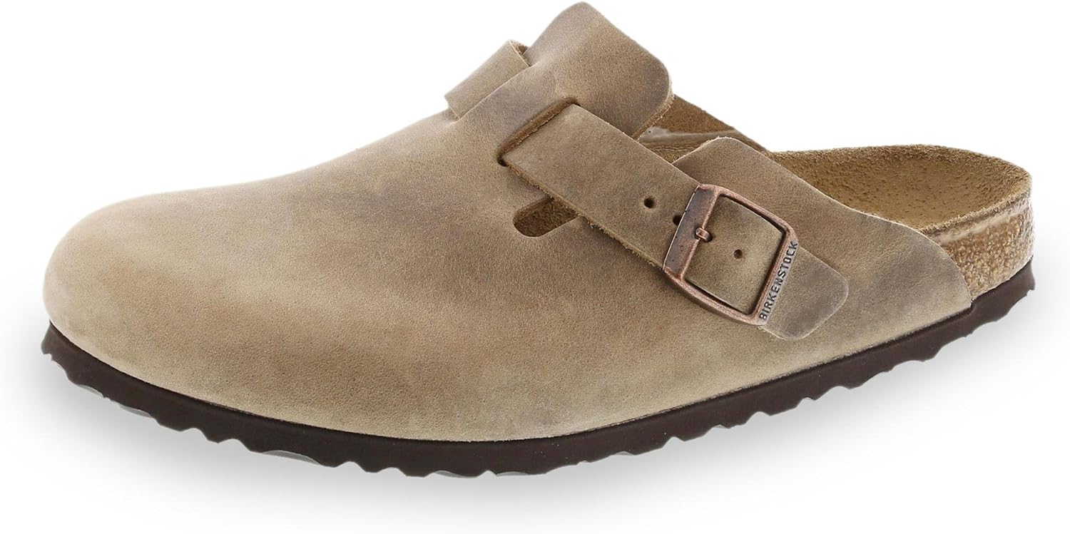 Birkenstock Classic Boston Unisex Adult Clogs, Tobacco Brown, 42 EU Schmal view 4