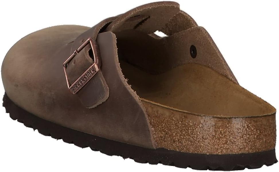 Birkenstock Classic Boston Unisex Adult Clogs, Tobacco Brown, 42 EU Schmal view 5