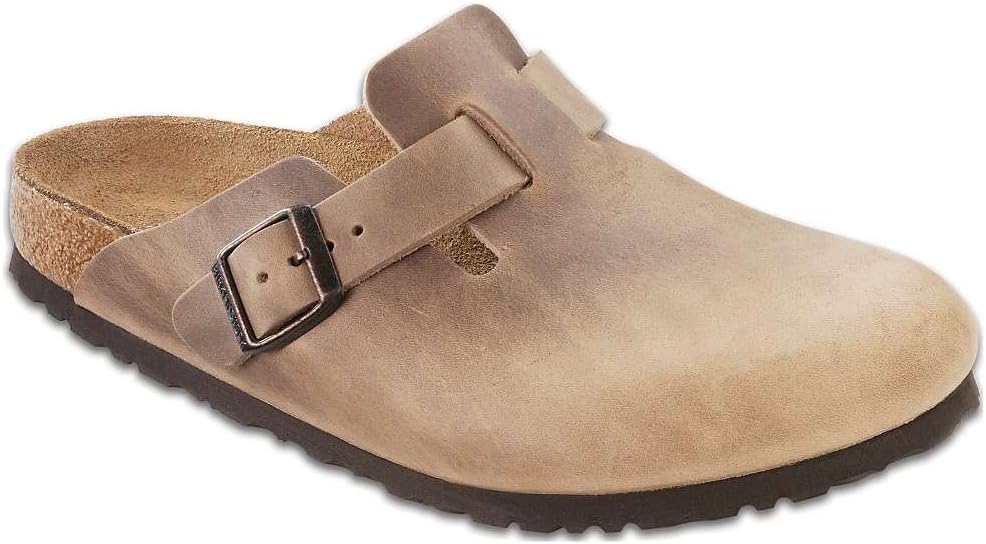 Birkenstock Boston Classic Arch Clog,Tobacco Brown Leather,44 M EU view 2