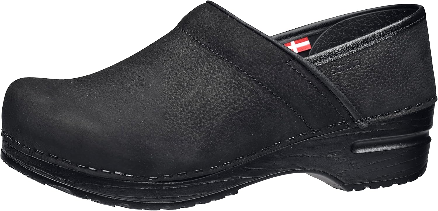 Sanita Womens Professional Oil — Suede clog