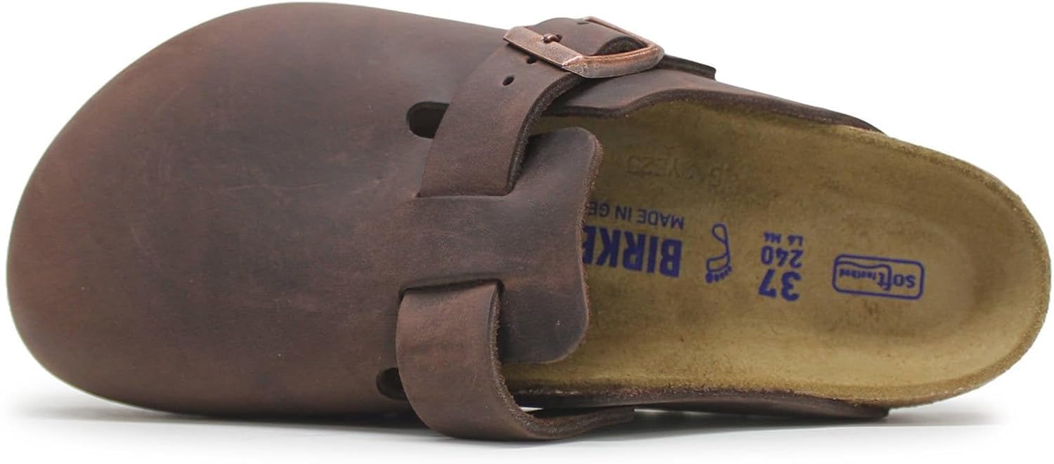 Birkenstock Unisex Boston Soft Footbed, Habana Oiled Leather, 43 M EU view 3