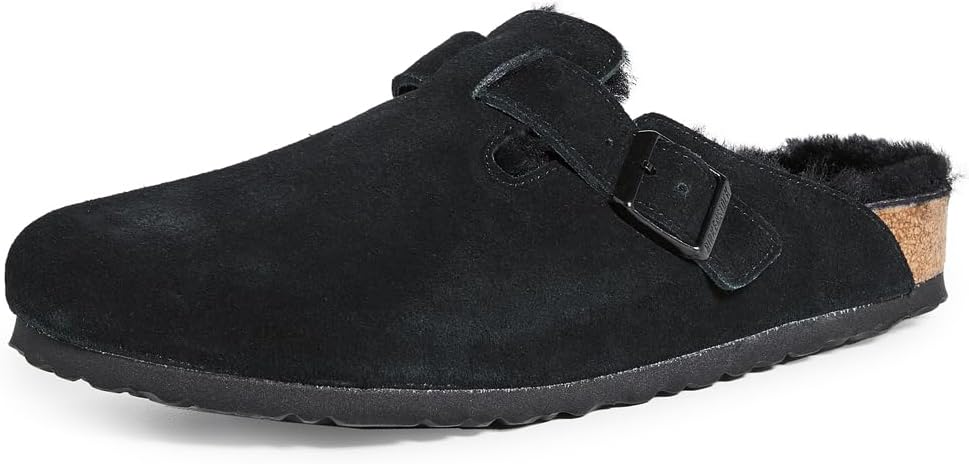 Birkenstock Boston Fur Women — Suede clog