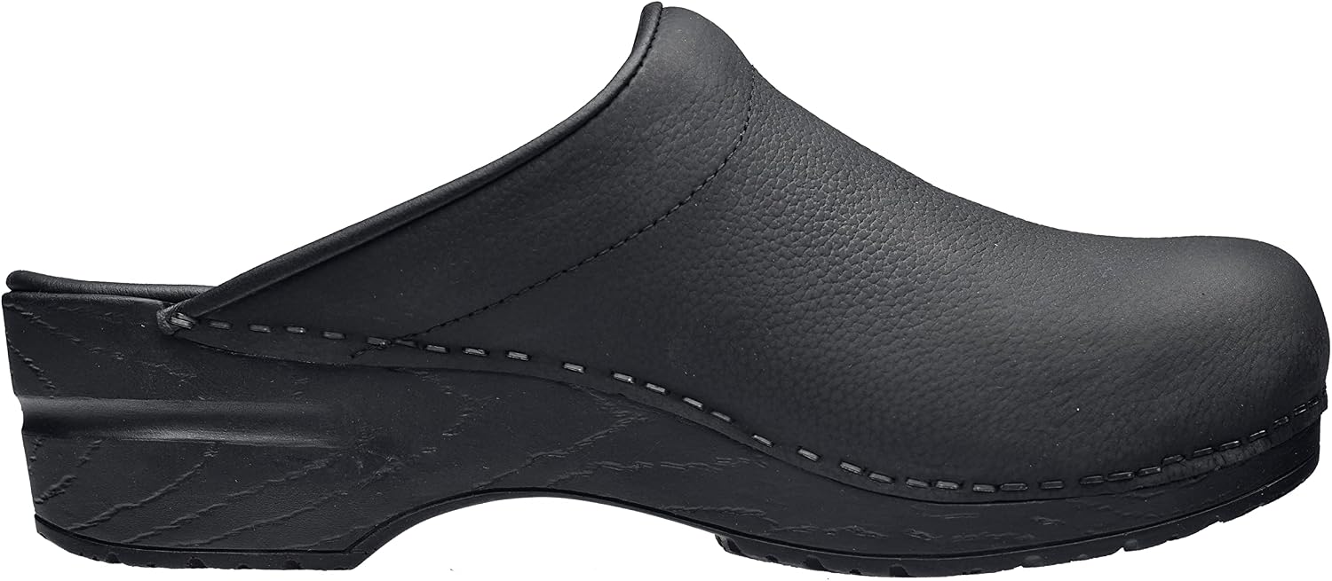 Sanita Sonja Textured Oiled Leather Professional Women's Clog view 6