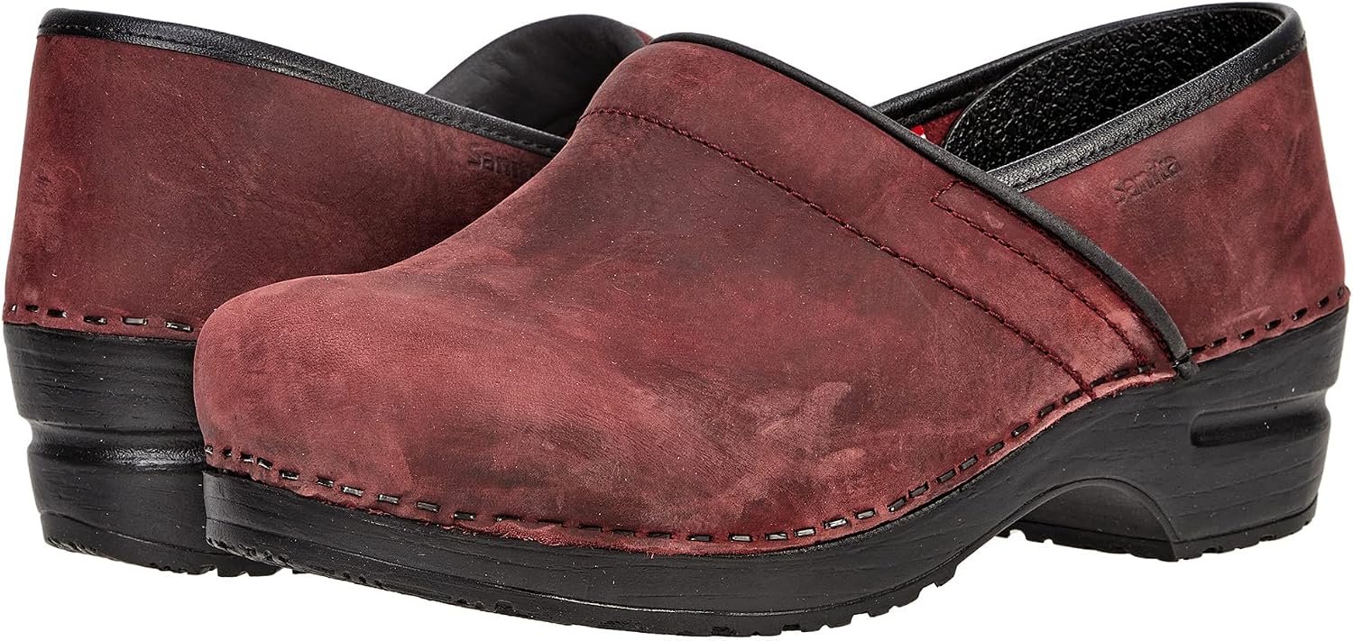 Sanita Professional Oiled Nubuck — Suede clog