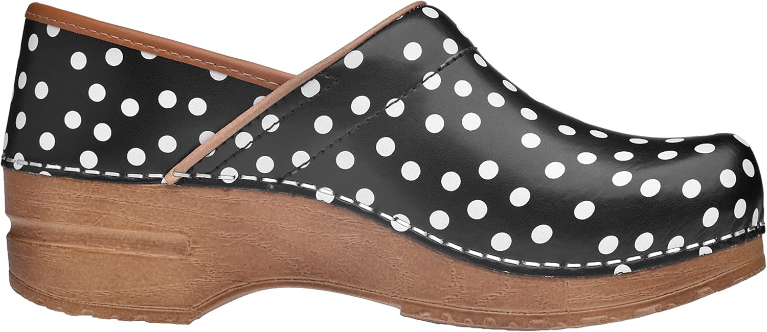Sanita Professional Festa Closed Clog, Original Handmade Flexible Leather Clog view 6