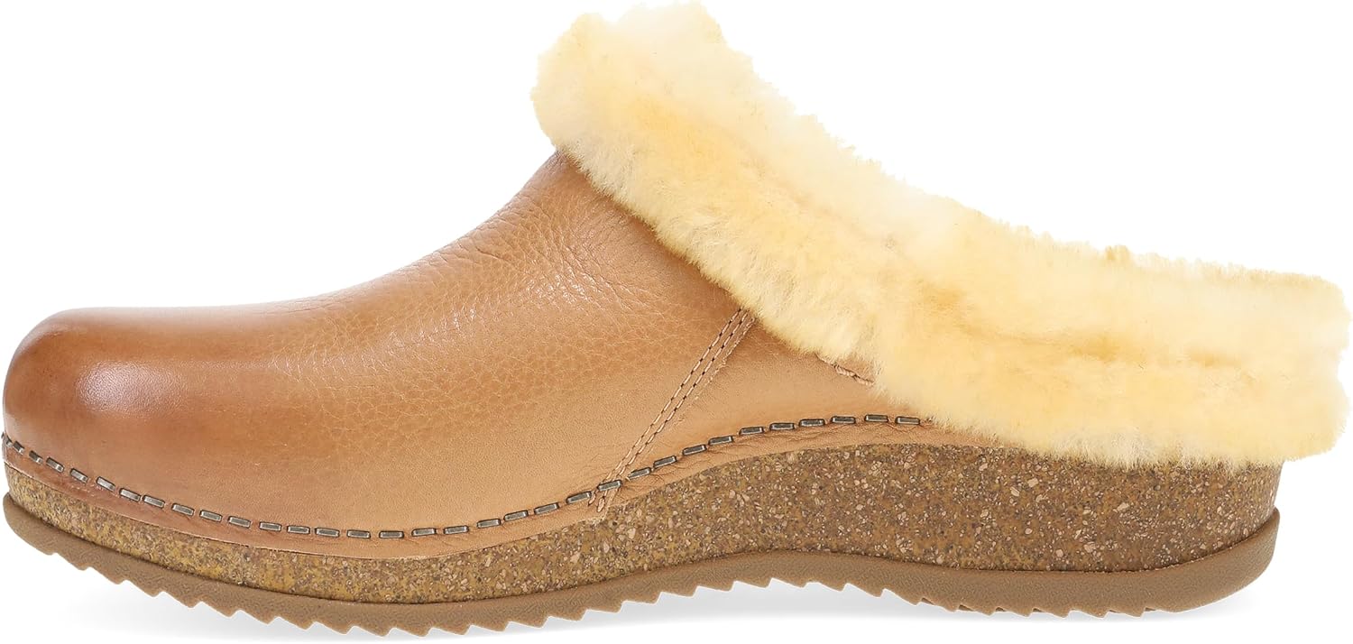 Dansko Magda Seasonal Comfort Mule Clog for Women on Patented Stapled Construc view 6