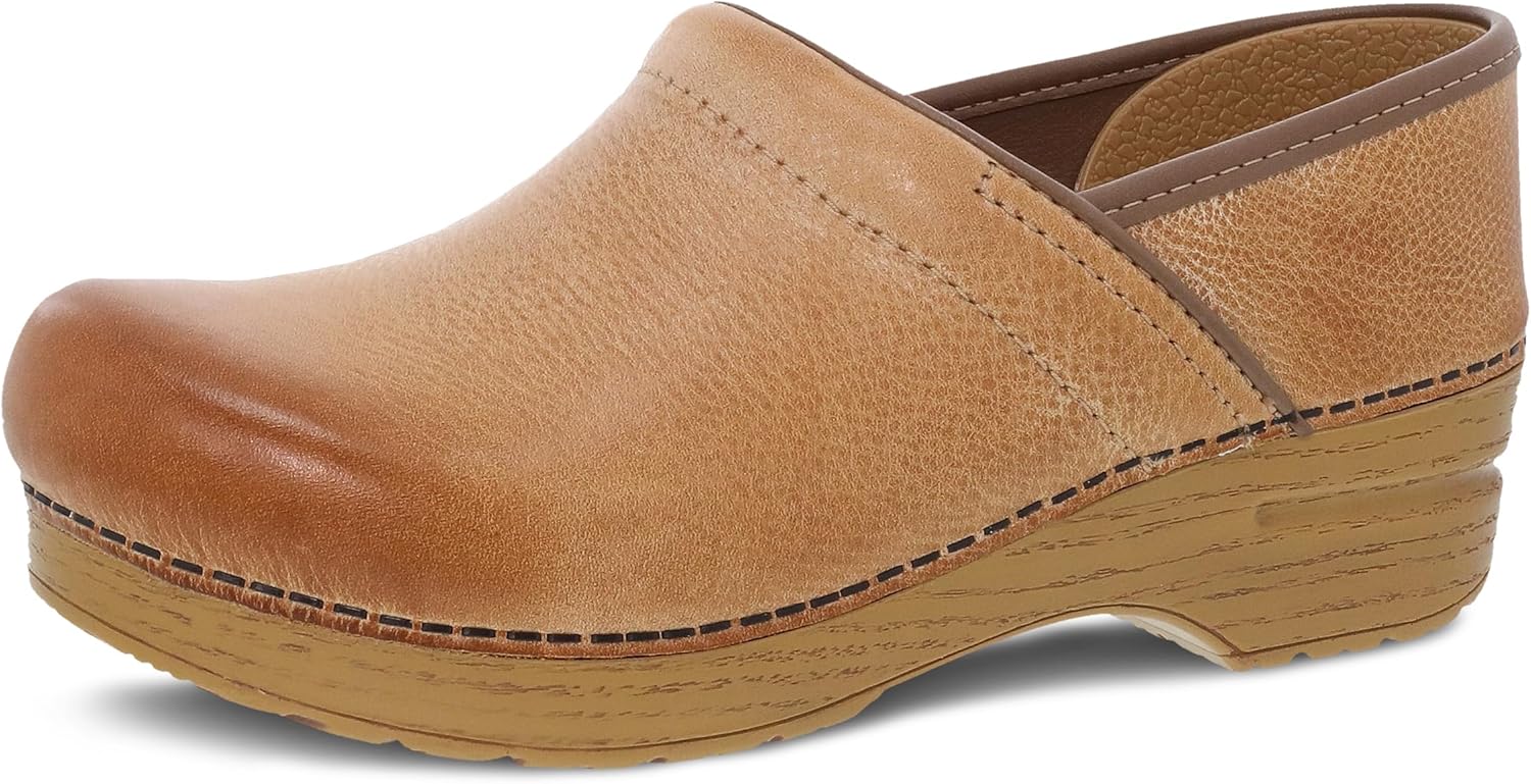 Dansko Men's Professional Honey Distressed 12.5-13 M US — Genuine Leather clog