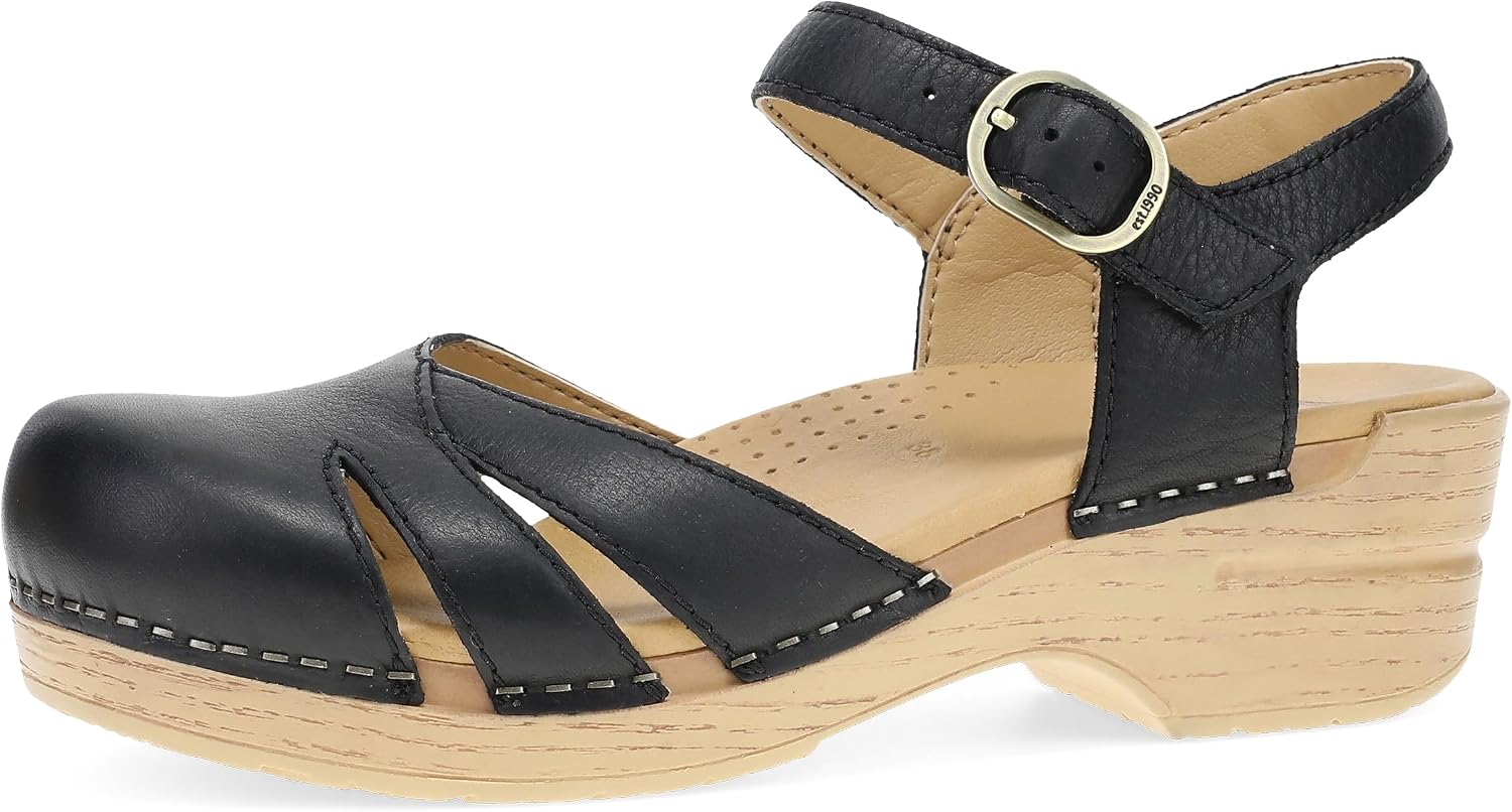 Dansko Women's Margreta Mary Jane Clog — Genuine Leather clog