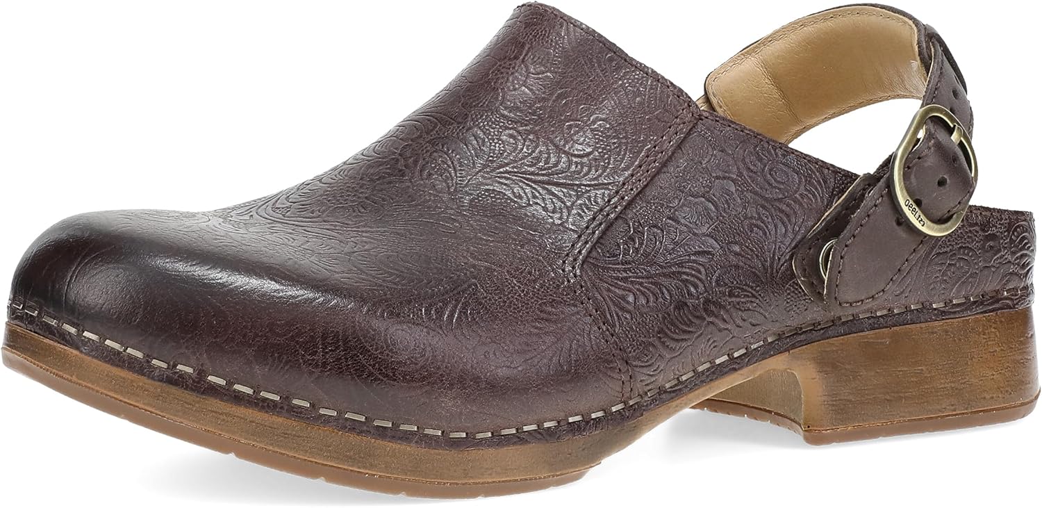 Dansko Women's Millie Slingback Clog — Suede clog
